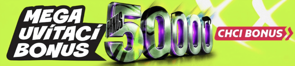 Vstupní bonus až 50 000 Kč