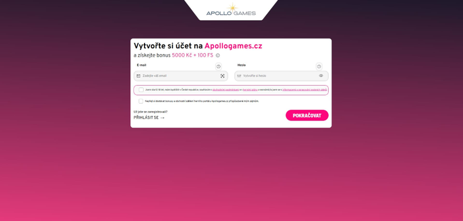 Registrační proces
