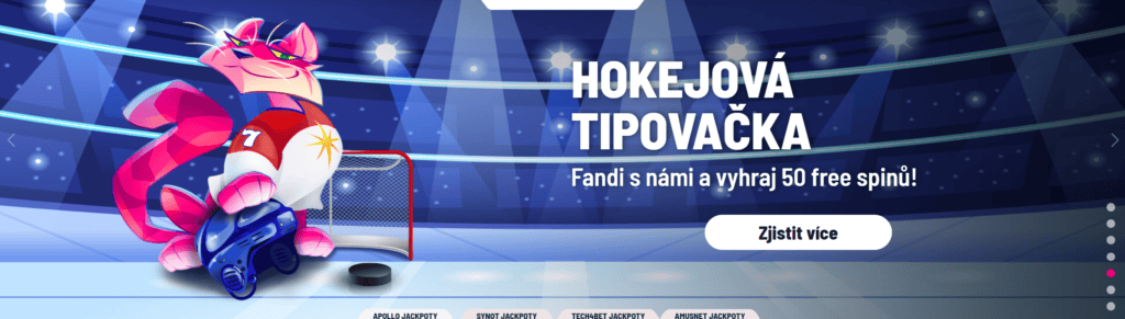 Tipovačka o 50 free spinů