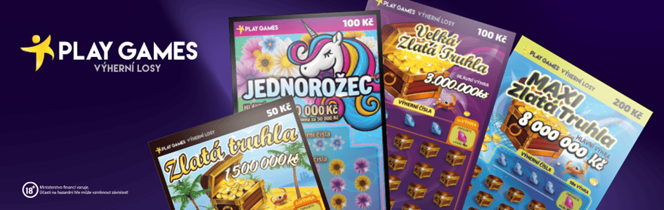 Stírací losy od Play Games