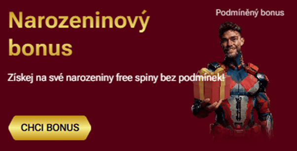 Narozeninový bonus na LuckyBet