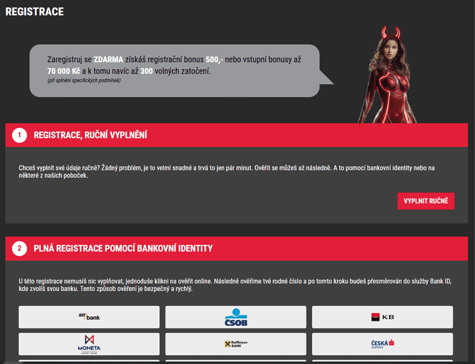 Registrační proces