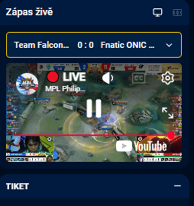Live zápas