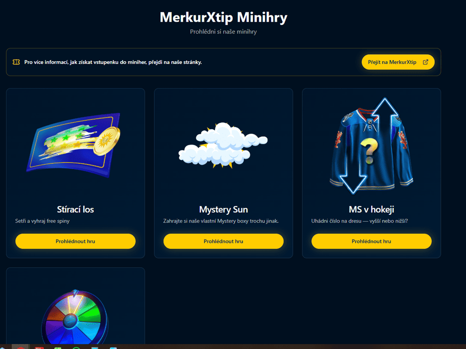 Minihry od Merkuru