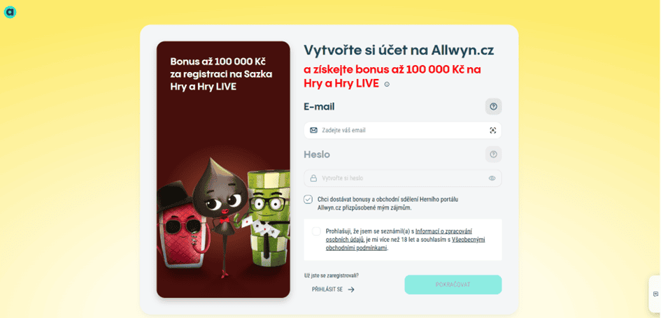 Registrační proces