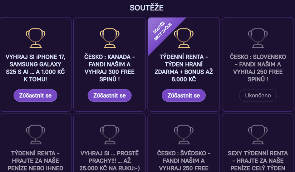 Pravidelné sportovní soutěže
