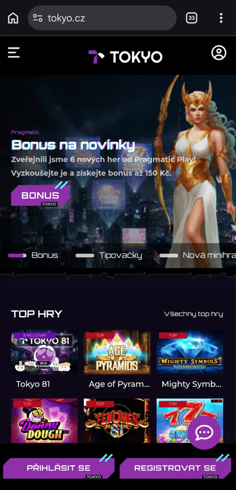 Mobilní verze stránek