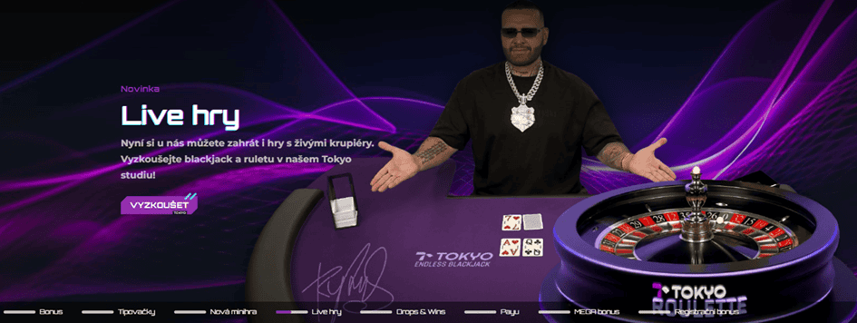 Rytmus láká na live casino