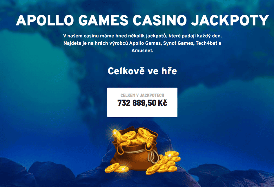 Celková výše jackpotů