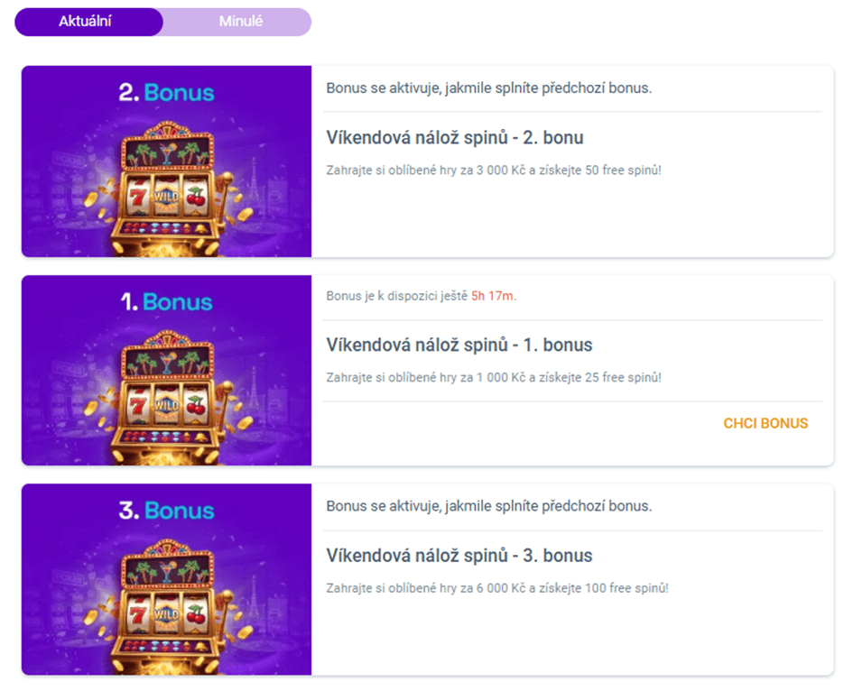 Pravidelné promo akce