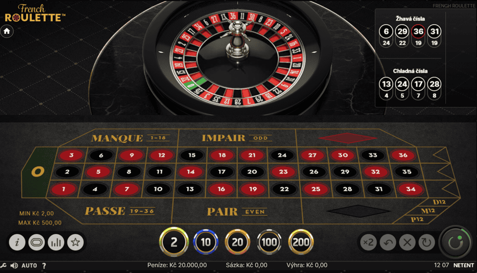 NetEnt French Roulette