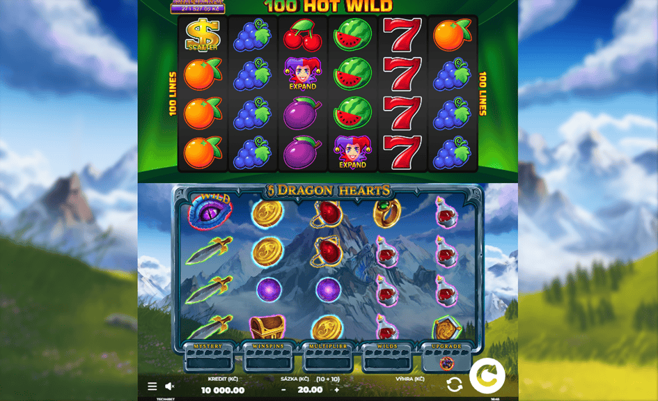 100 Hot Wild – 5 Dragon Hearts