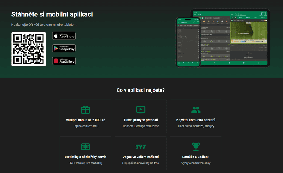 Stažení mobilní aplikace