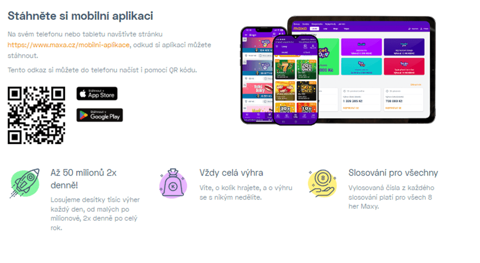 Stažení mobilní aplikace
