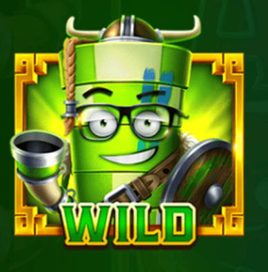 Zelený wild symbol