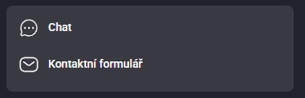 Možnosti podpory