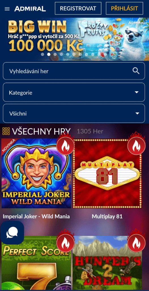 Mobilní verze stránek