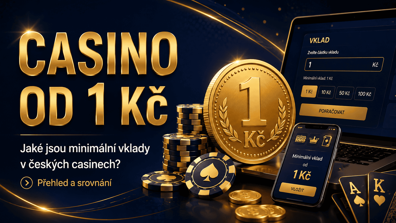 Casina od 1 Kč vkladu