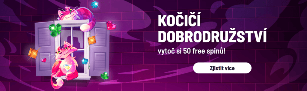 Bonus 50 free spinů