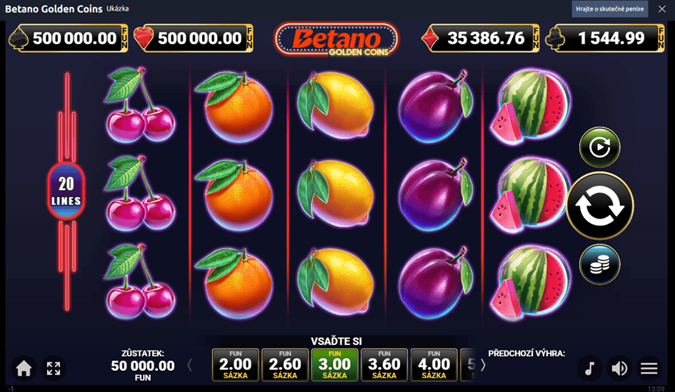 Hraní automatu v casinu