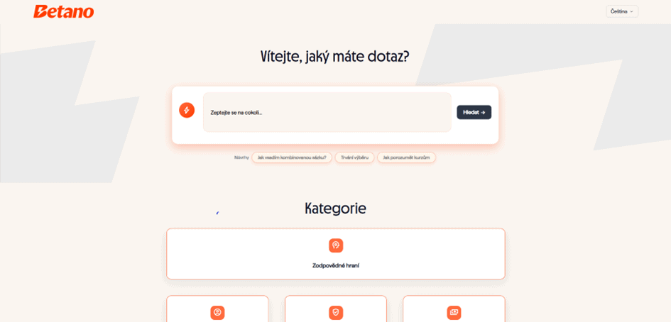 Možnosti kontaktovat podporu casina