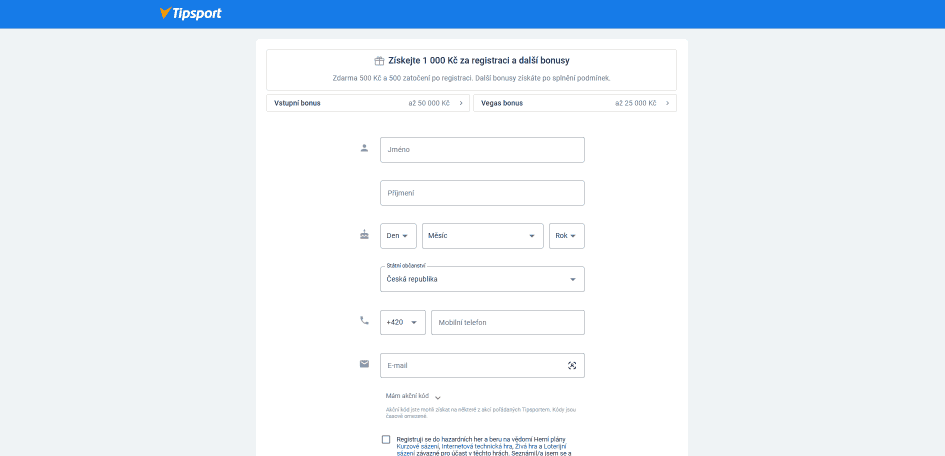 Registrační proces
