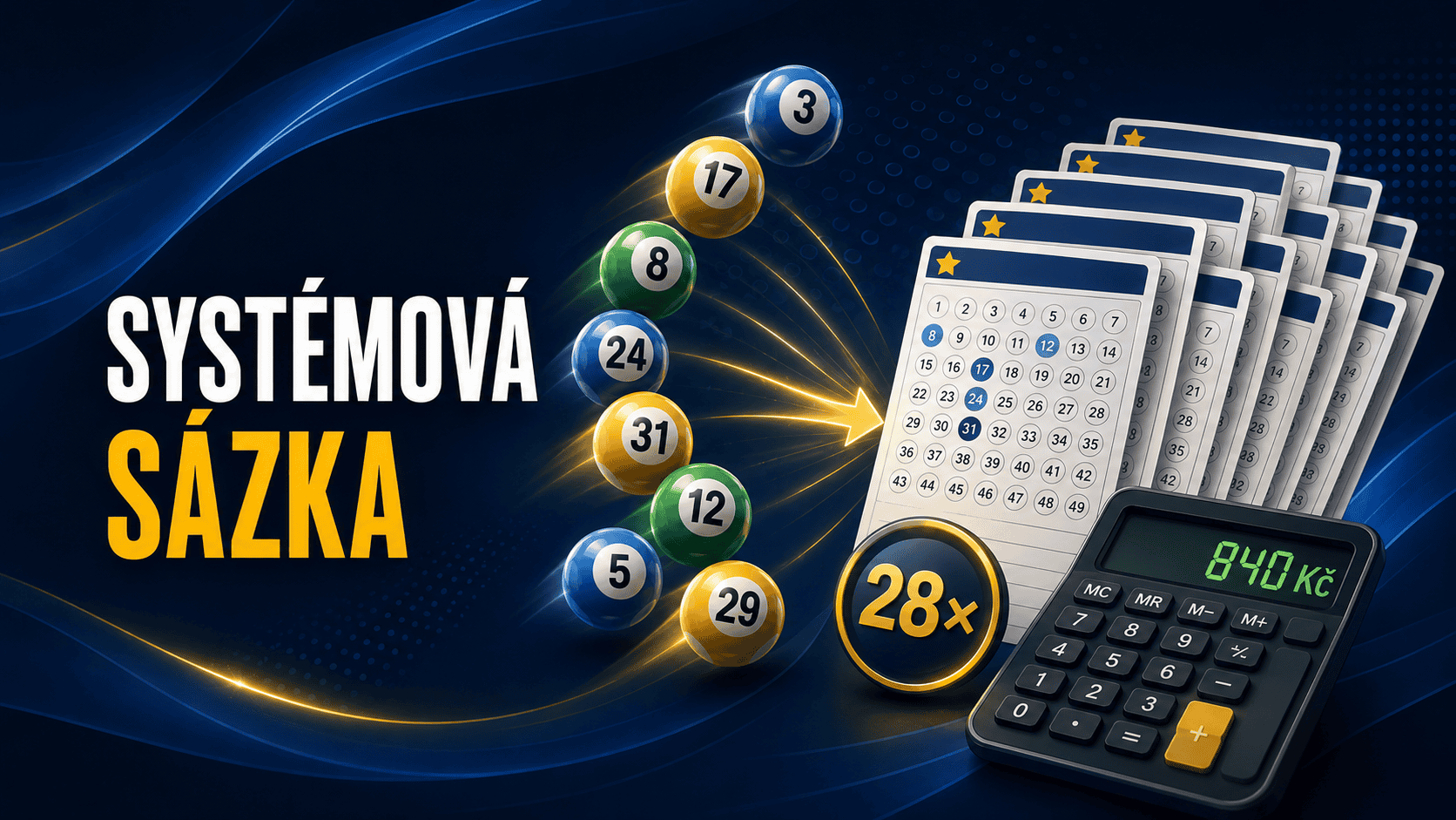 Systémová sázka: ceny, kombinace a šance na výhru