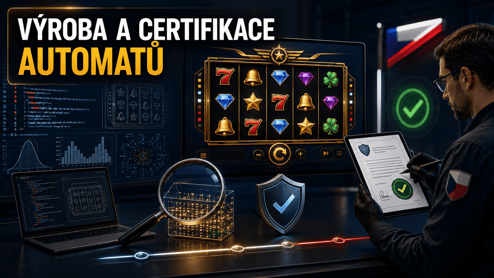 Online automaty: jak probíhá výroba a certifikace