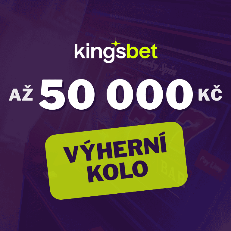Výherní kolo štěstí na Kingsbet se Synot Games s výhrou až 50 000 Kč je tady!