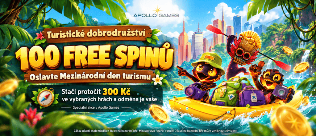 Vydejte se na výlet s Apollo Games. Na konci cesty na vás čeká 100 free spinů