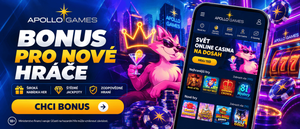 Apollo Games bonus za registraci