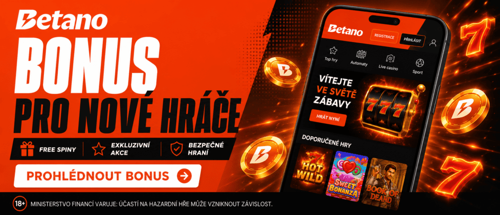 Registrační bonus od Betana