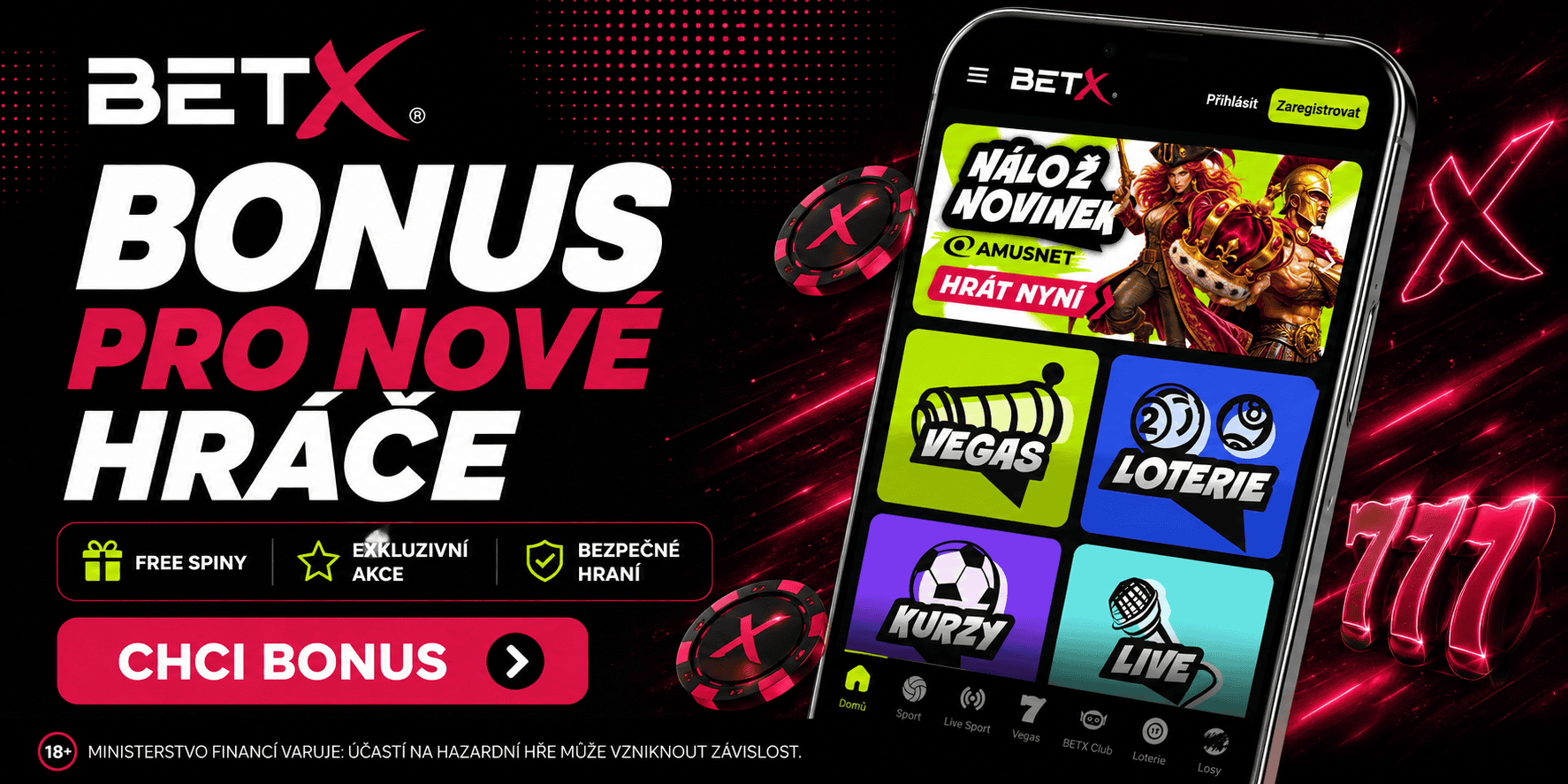 BetX bonus