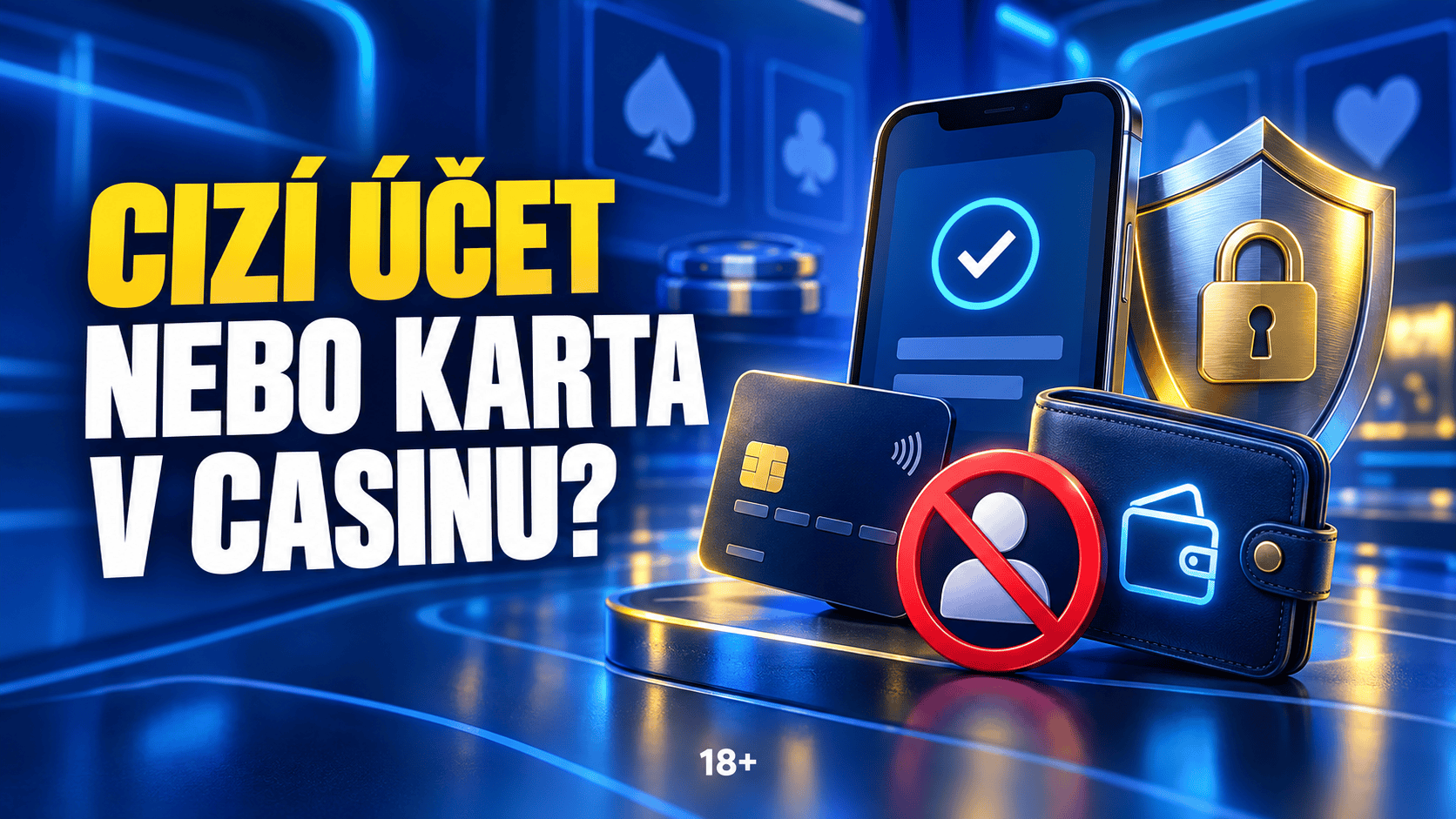 Mohu v casinu použít bankovní účet nebo kartu jiné osoby?