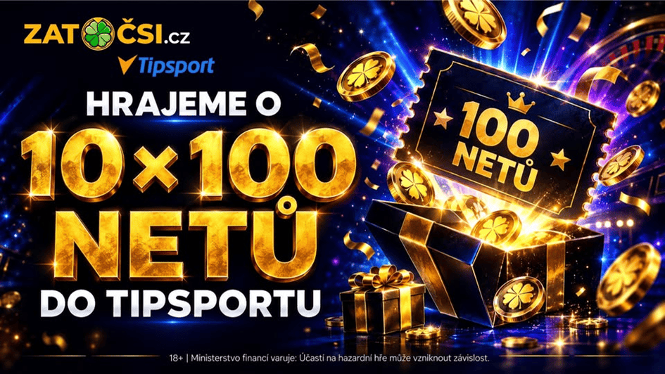 Vyhrajte 100 Netů do Tipsportu! Rozdáváme 10×