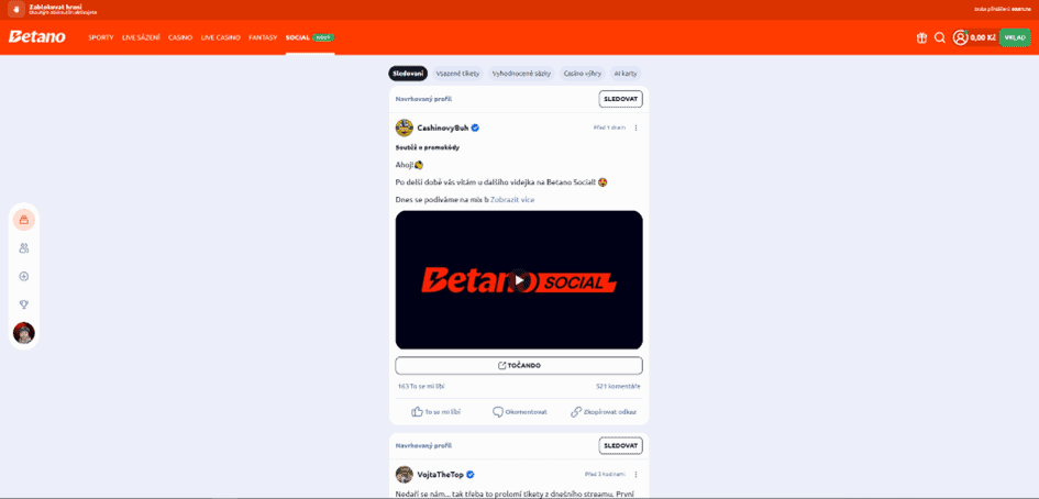 Betano Social