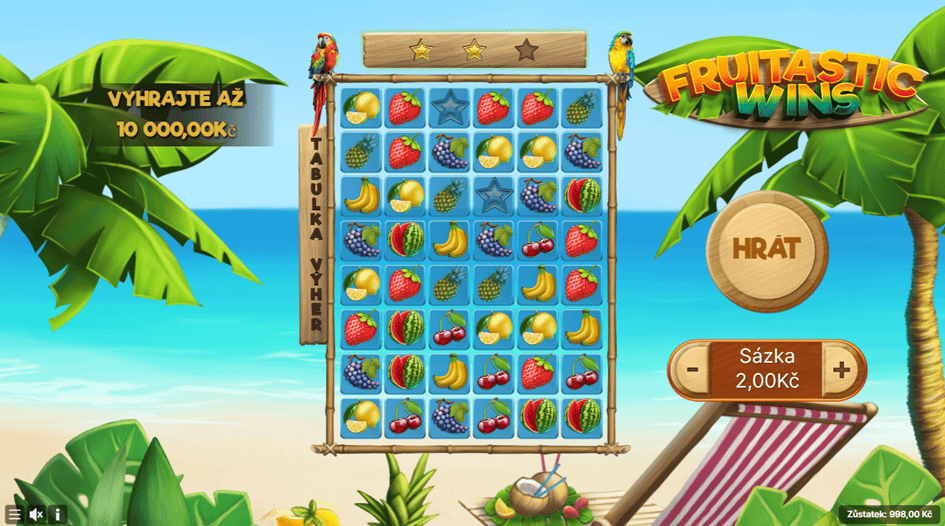 Okamžitá hra Fruitastic Wins