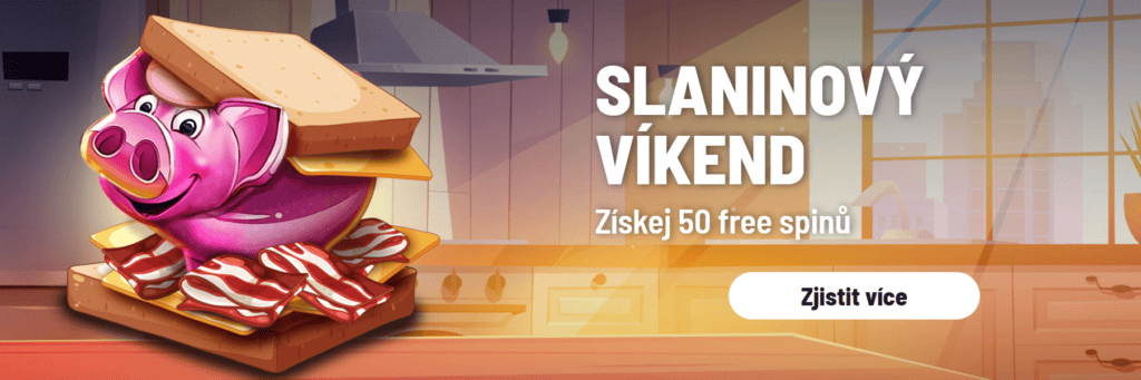 Víkendový bonus 50 free spinů