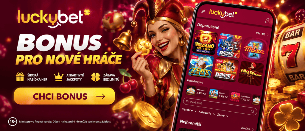 Bonus 100 Kč na Luckybet bez vkladu zdarma