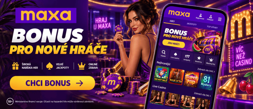 maxa registracni bonus
