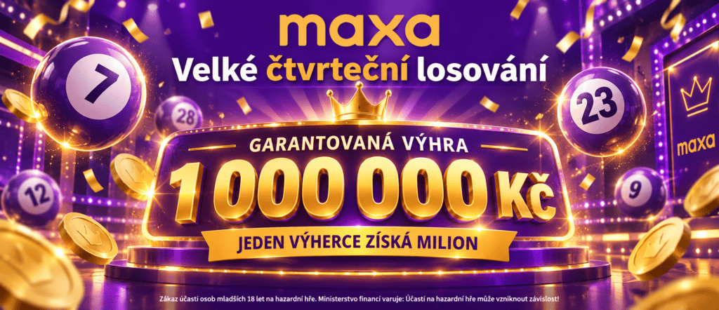 Megamaxa vylosuje ve čtvrtek 17.9. jednoho garantovaného milionáře