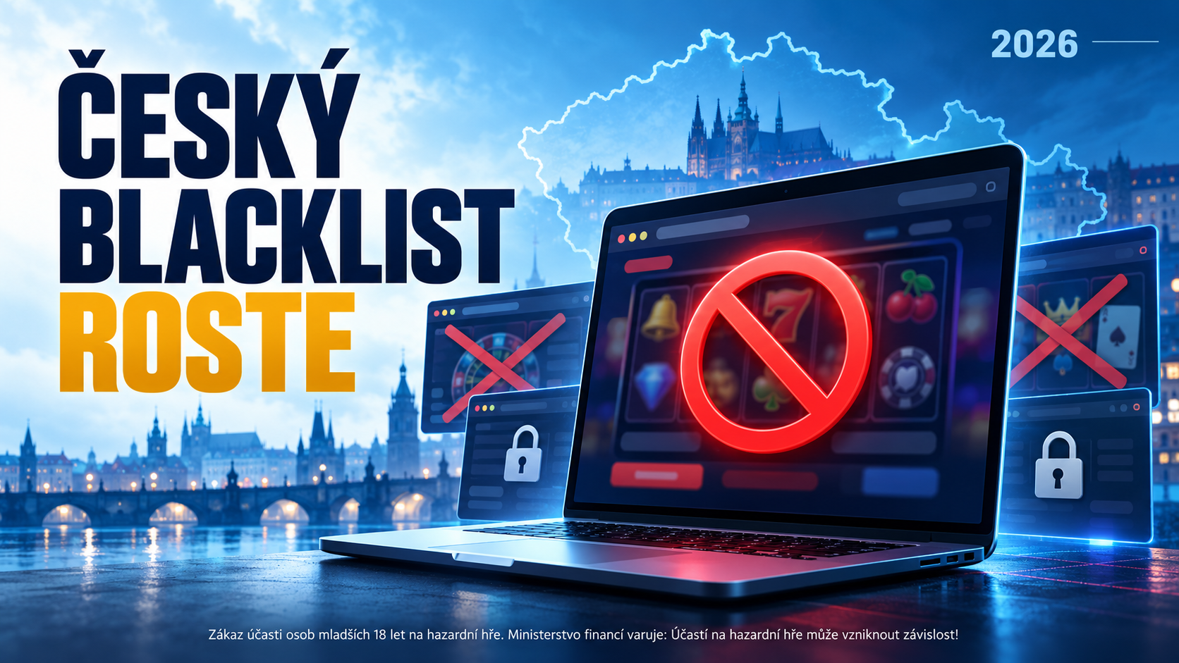 Český blacklist roste: Letos na něj bylo zapsáno téměř 1 400 webových adres