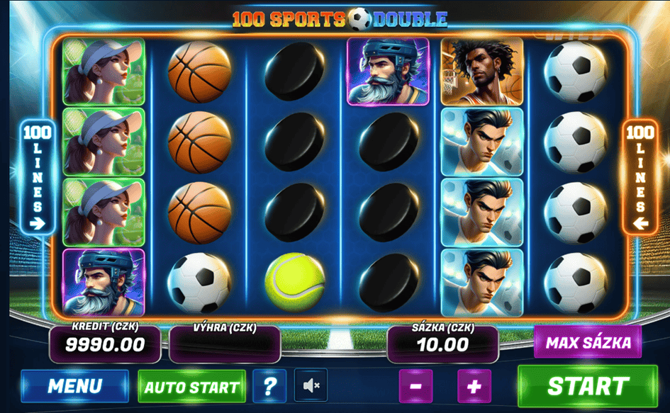 Hra 100 Sports Double