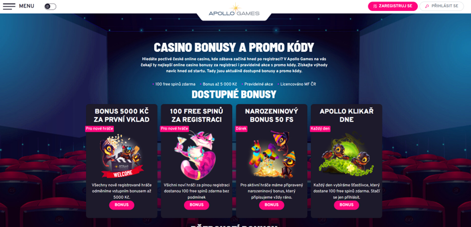 Bonusová sekce