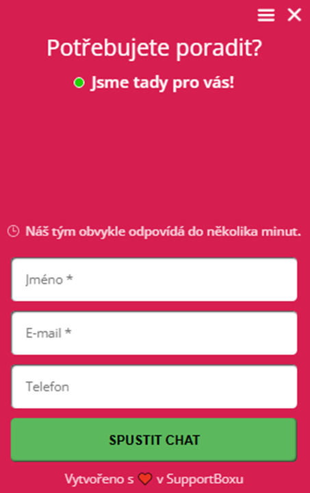 Live chat
