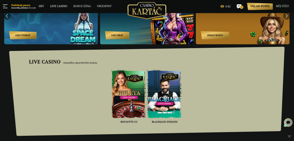 Live casino