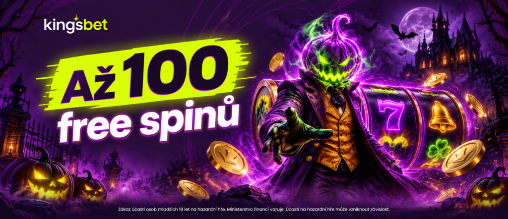 Halloweenské free spiny na Kingsbet: vyzvedněte si až 100 volných toček!