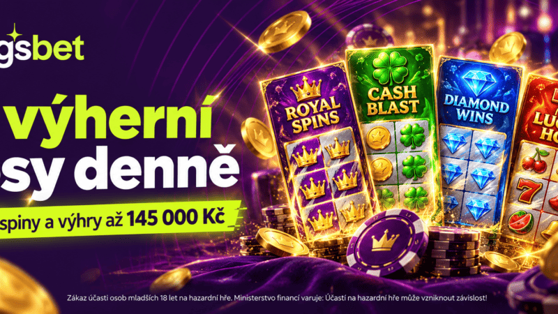 Stírejte výherní losy od Kingsbet a získejte free spiny a až 145 000 Kč!