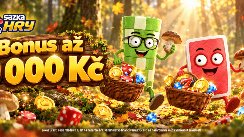 Na houby s bonusem od Sazka Her: získejte až 3× 3 000 Kč